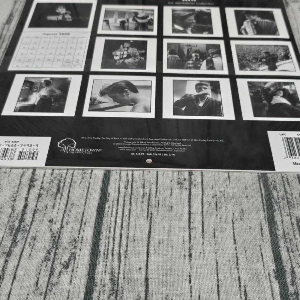 Elvis Presley 16 Month 2006 Calendar presented by the Wertheimer Collection